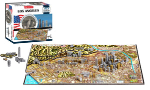 4D Cityscape Los Angeles Time Puzzle - 4DPuzz - 4DPuzz