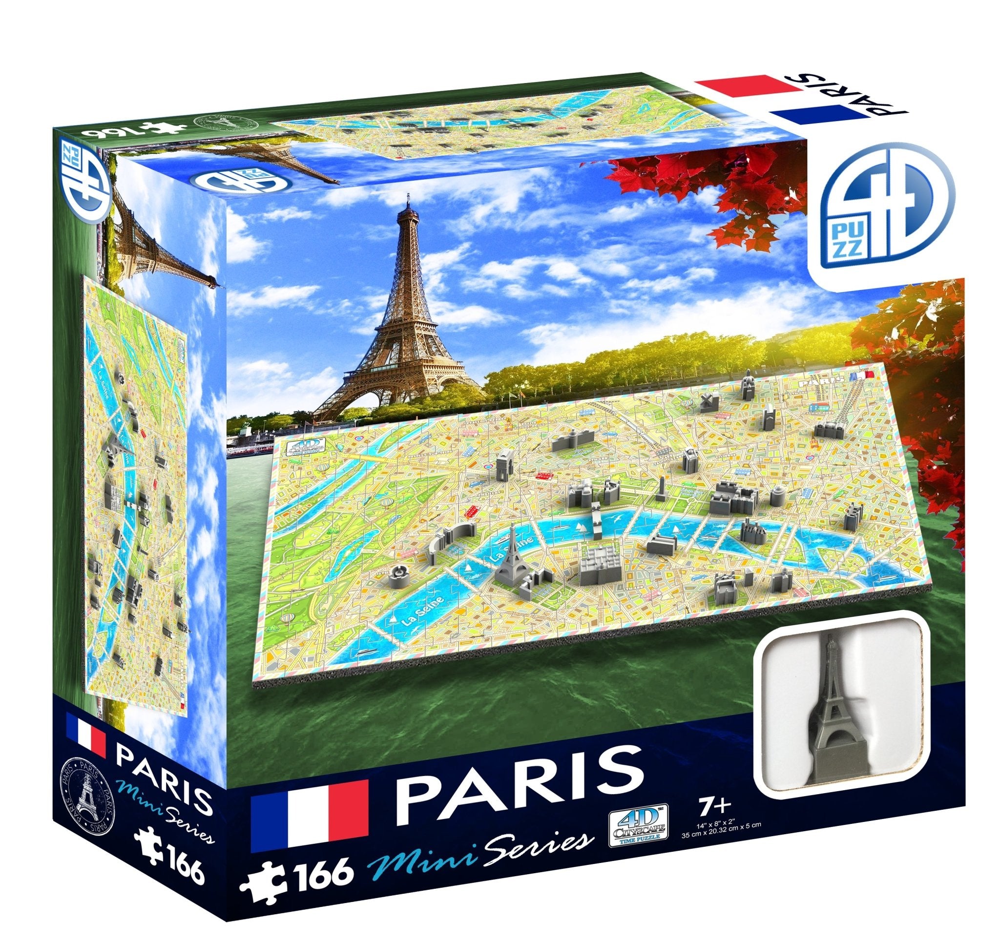 4D Cityscape Mini Paris Puzzle - 4DPuzz - 4DPuzz