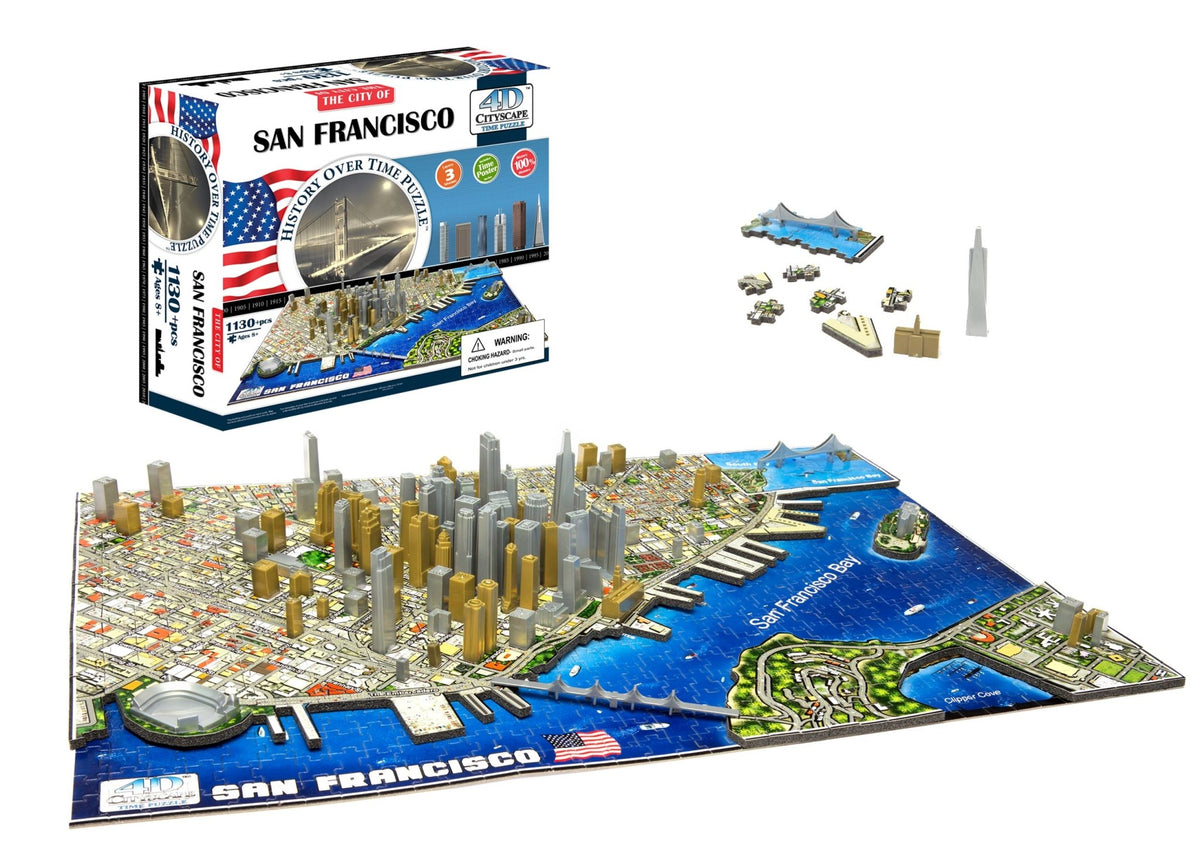 4D Cityscape San Francisco Time Puzzle | 4D Puzzle | 4D Cityscape