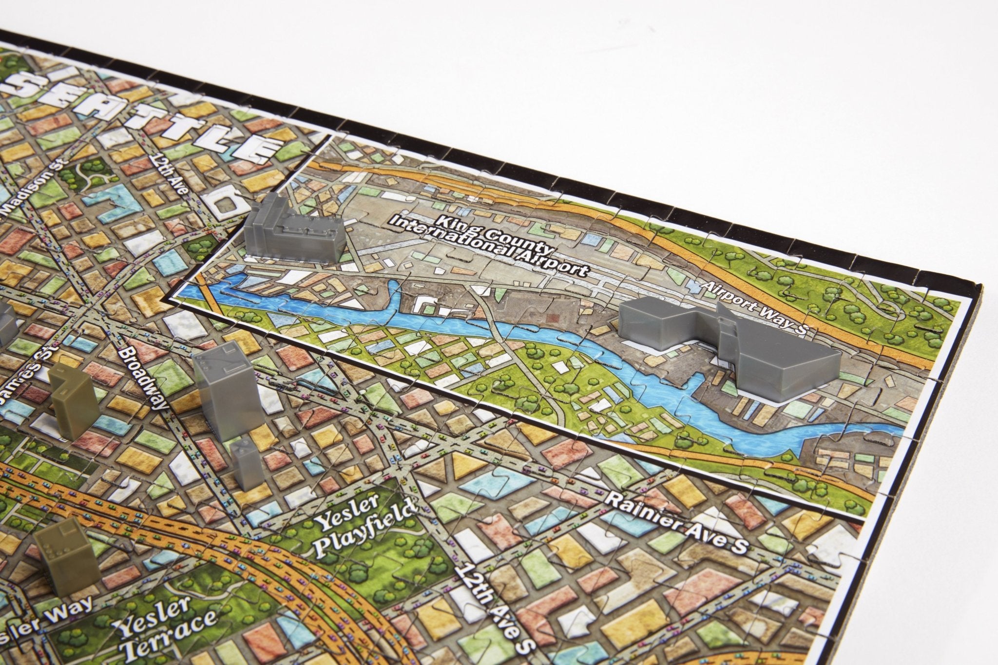 4D Cityscape Seattle Time Puzzle - 4DPuzz - 4DPuzz