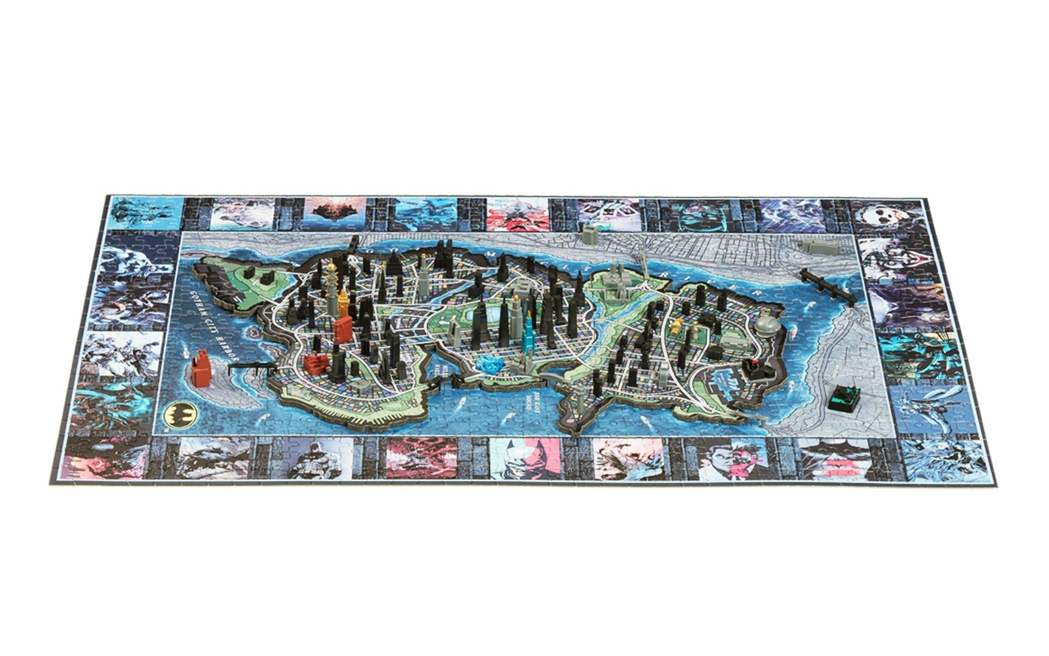 4D Mini Batman Gotham City Puzzle (839 pcs) - 4DPuzz - 4DPuzz