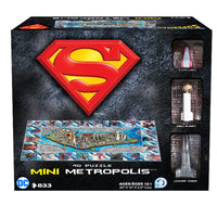 4D Mini Superman Metropolis City Puzzle (833 pcs) - 4DPuzz - 4DPuzz