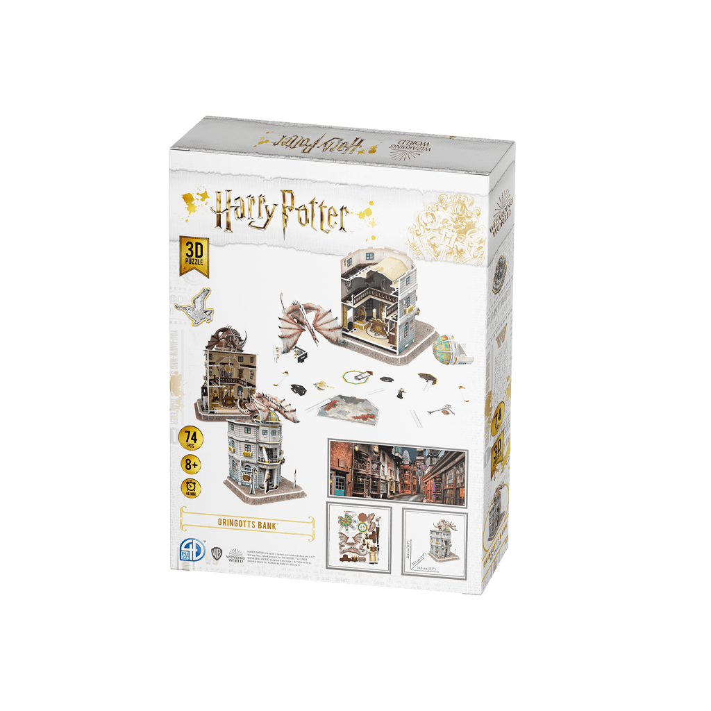 Harry Potter Gringotts Bank4D Puzzle | 4D Cityscape4D Puzz