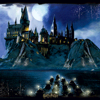 Lenticular 3D Puzzle: Harry Potter Hogwarts at Night - 4DPuzz - 4DPuzz