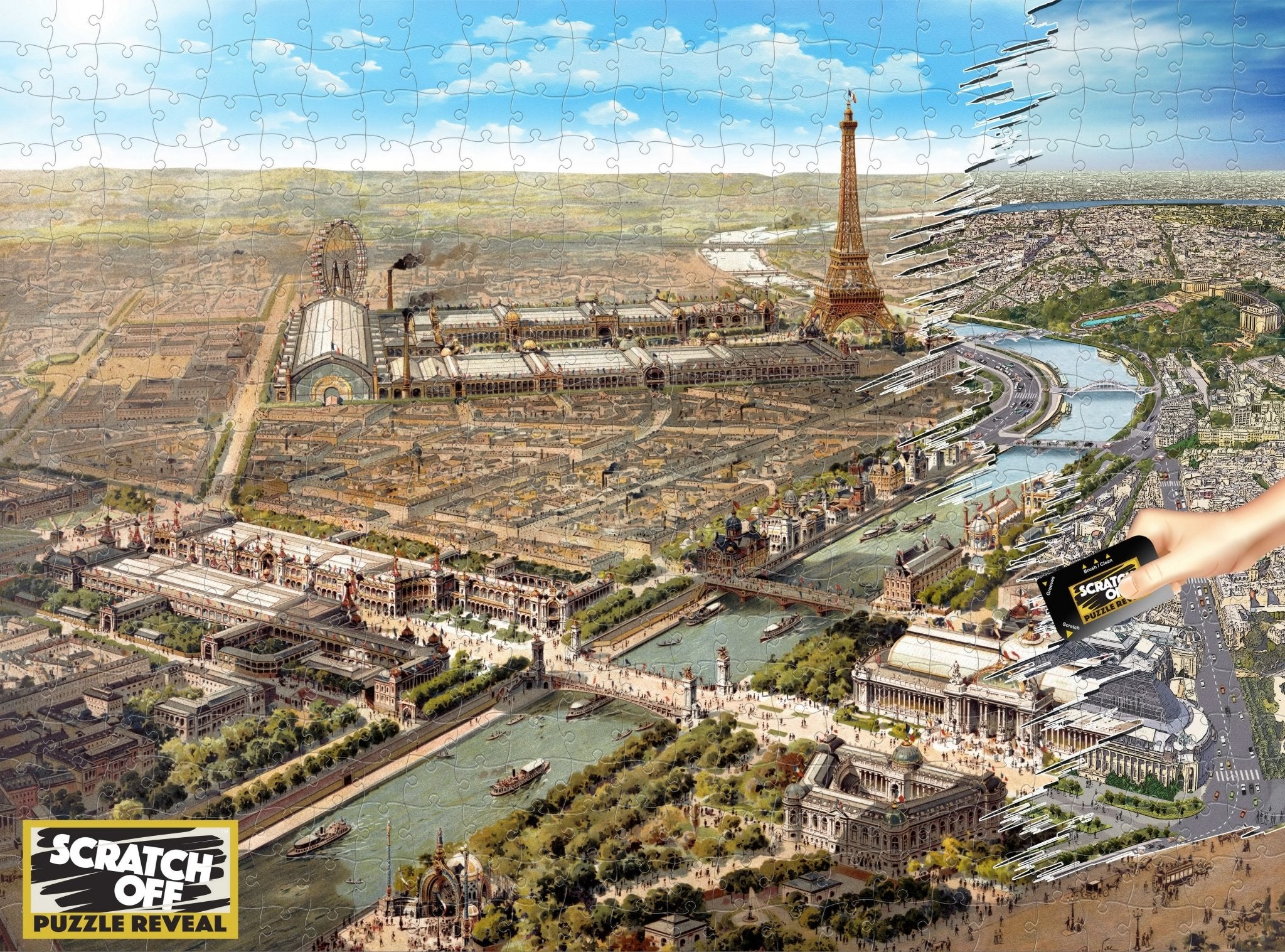 Scratch OFF History Puzzle : Paris - 4DPuzz - 4DPuzz