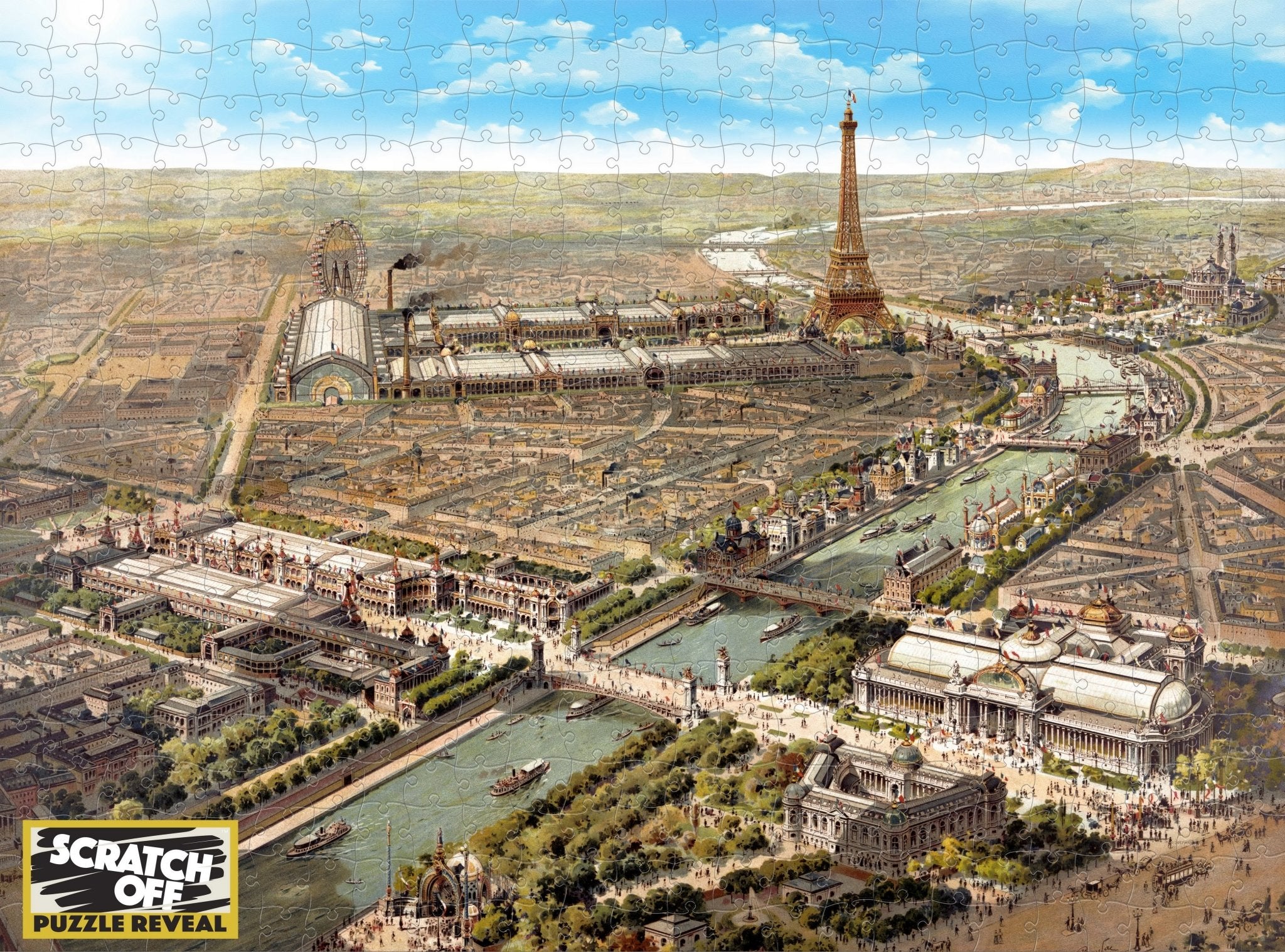 Scratch OFF History Puzzle : Paris - 4DPuzz - 4DPuzz