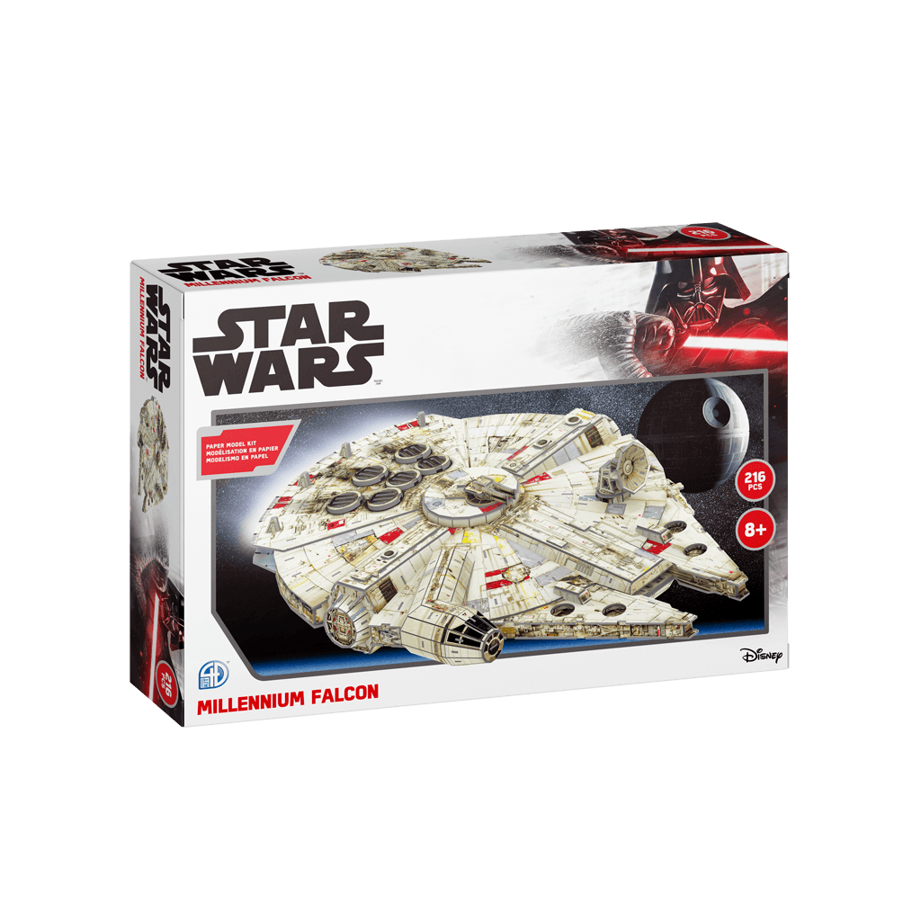 Star Wars Millennium Falcon Paper Model Kit4D Puzzle | 4D Cityscape4D Puzz