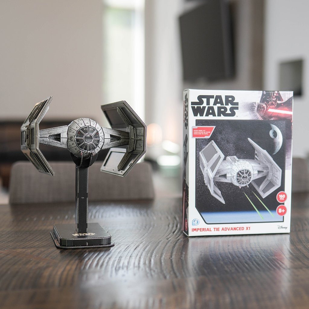 Star Wars TIE Advance x1 Paper Model Kit4D Puzzle | 4D Cityscape4D Puzz