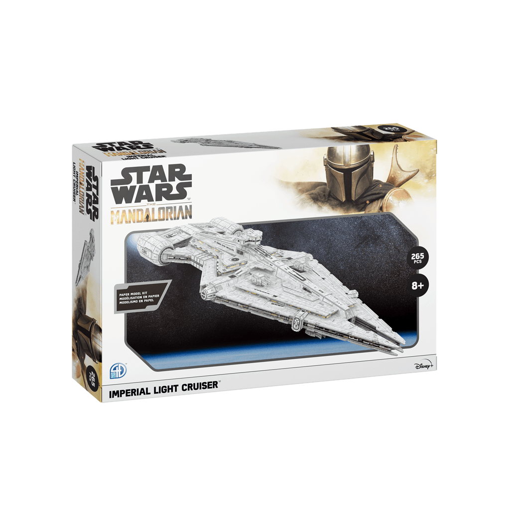 The Mandalorian Imperial Light Cruiser Paper Model Kit4D Puzzle | 4D Cityscape4D Puzz
