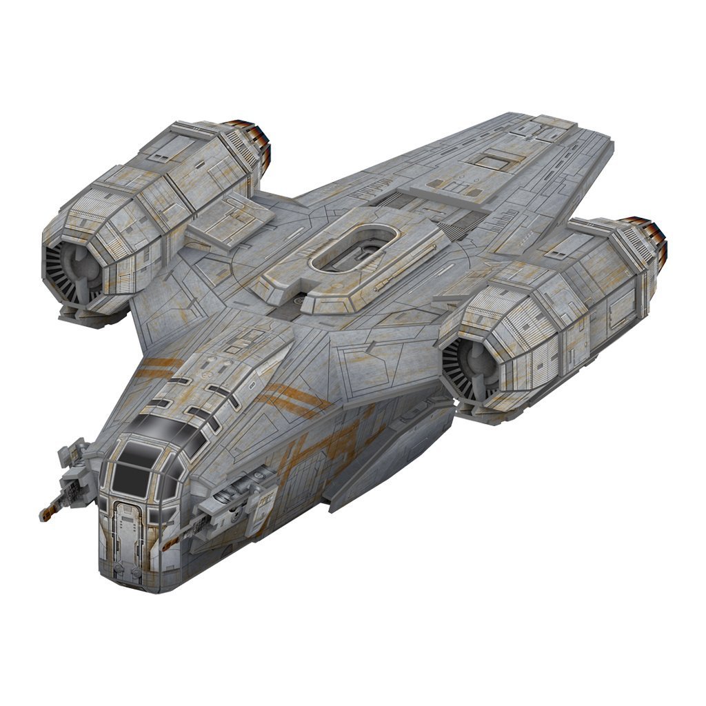 The Mandalorian Razor Crest Paper Model Kit4D Puzzle | 4D Cityscape4D Puzz