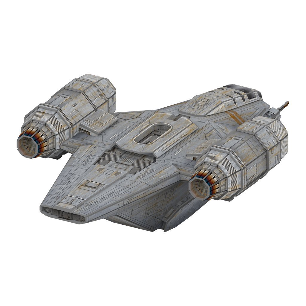 The Mandalorian Razor Crest Paper Model Kit4D Puzzle | 4D Cityscape4D Puzz