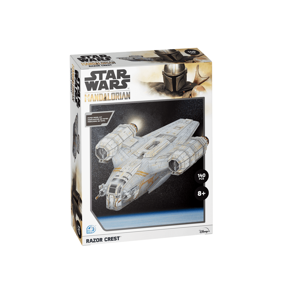 The Mandalorian Razor Crest Paper Model Kit4D Puzzle | 4D Cityscape4D Puzz