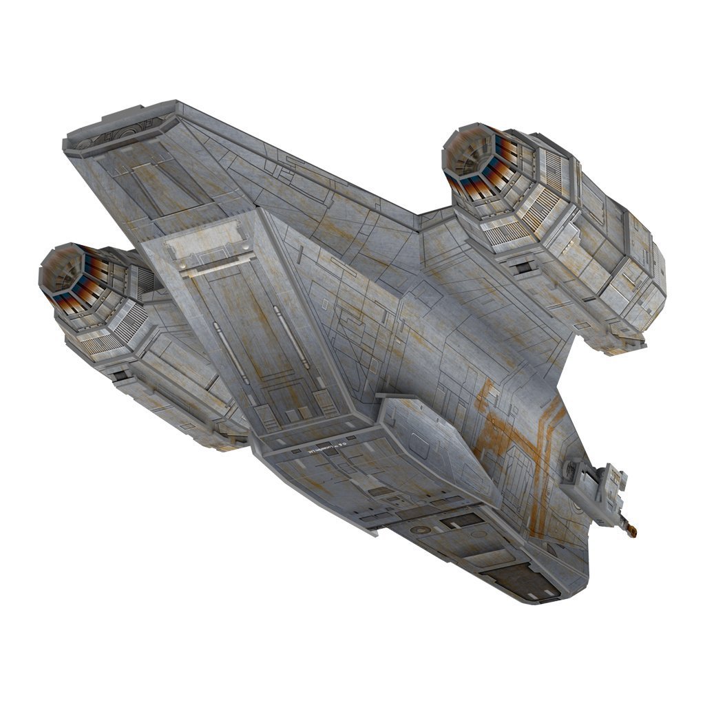 The Mandalorian Razor Crest Paper Model Kit4D Puzzle | 4D Cityscape4D Puzz