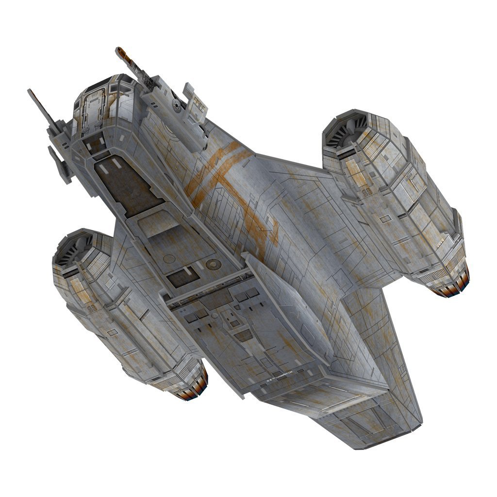 The Mandalorian Razor Crest Paper Model Kit4D Puzzle | 4D Cityscape4D Puzz