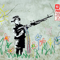 Banksy Puzzle - Urban Art Graffiti - Crayola Shooter - 4D Puzzle | 4D Cityscape - 4DPuzz