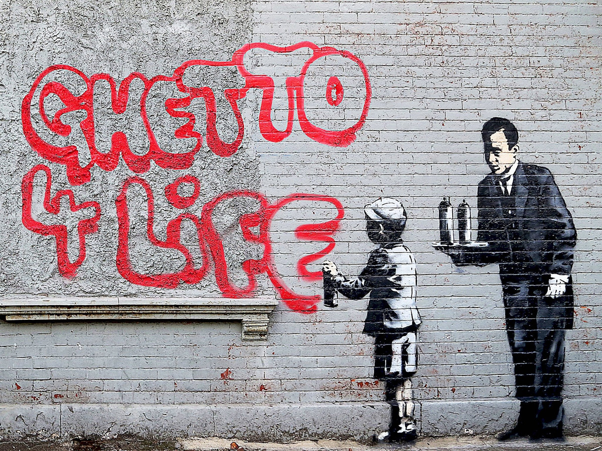 Banksy Puzzle - Urban Art Graffiti - Ghetto 4 Life | 4D Puzzle