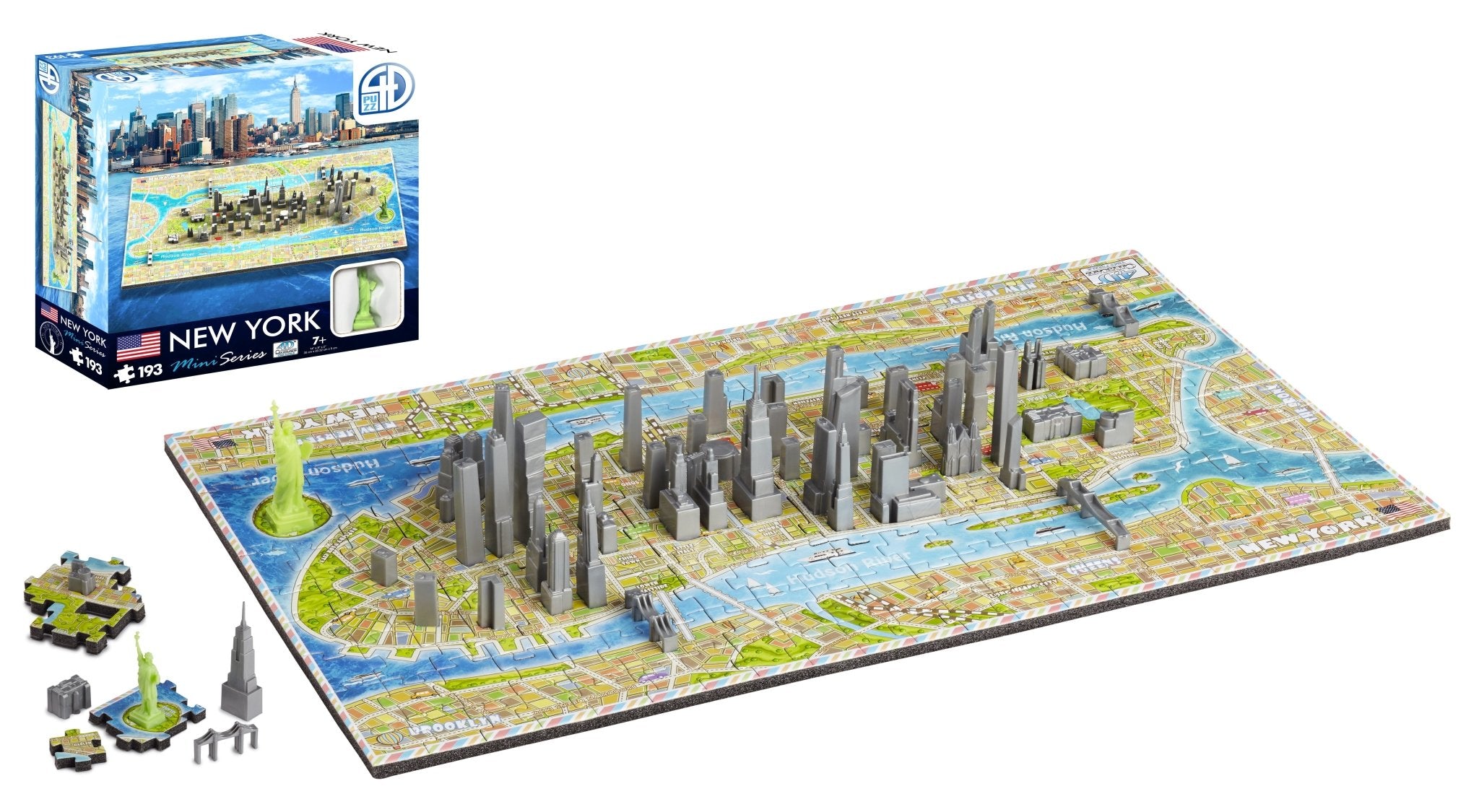 ジグソーパズル 1500ピース ニューヨークシティ 売り急が マップ