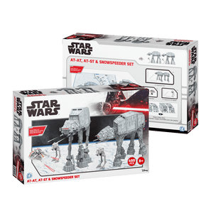 Star Wars AT-AT, AT-ST, Snowspeeder Set4D Puzzle | 4D Cityscape4D Puzz
