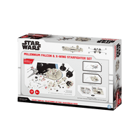 Star Wars Millennium Falcon and X-Wing Star Fighter Set4D Puzzle | 4D Cityscape4D Puzz