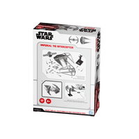 Star Wars TIE/IN Interceptor Fighter Paper Model Kit4D Puzzle | 4D Cityscape4D Puzz