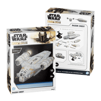 The Mandalorian Razor Crest Paper Model Kit4D Puzzle | 4D Cityscape4D Puzz